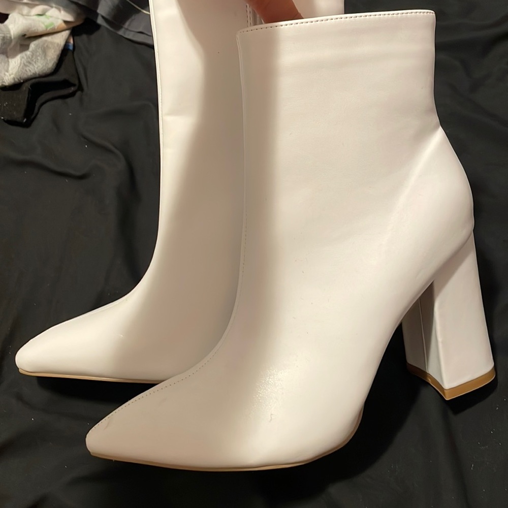 White booties